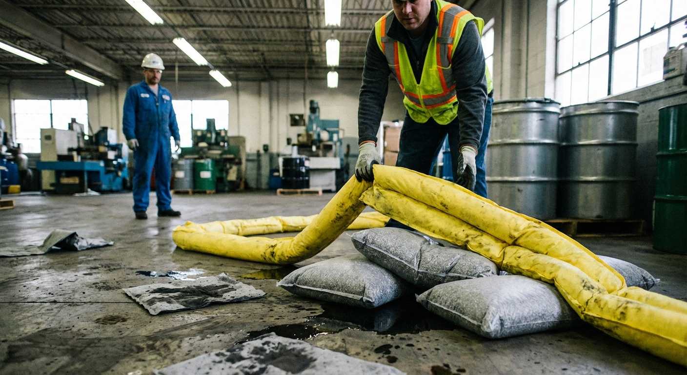 Assorbenti industriali: guida pratica per sicurezza e ambiente