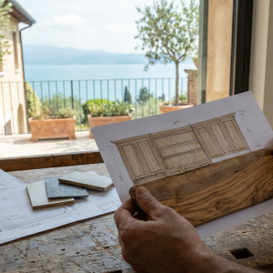 Progettazione arredamento casa Lago di Garda su misura