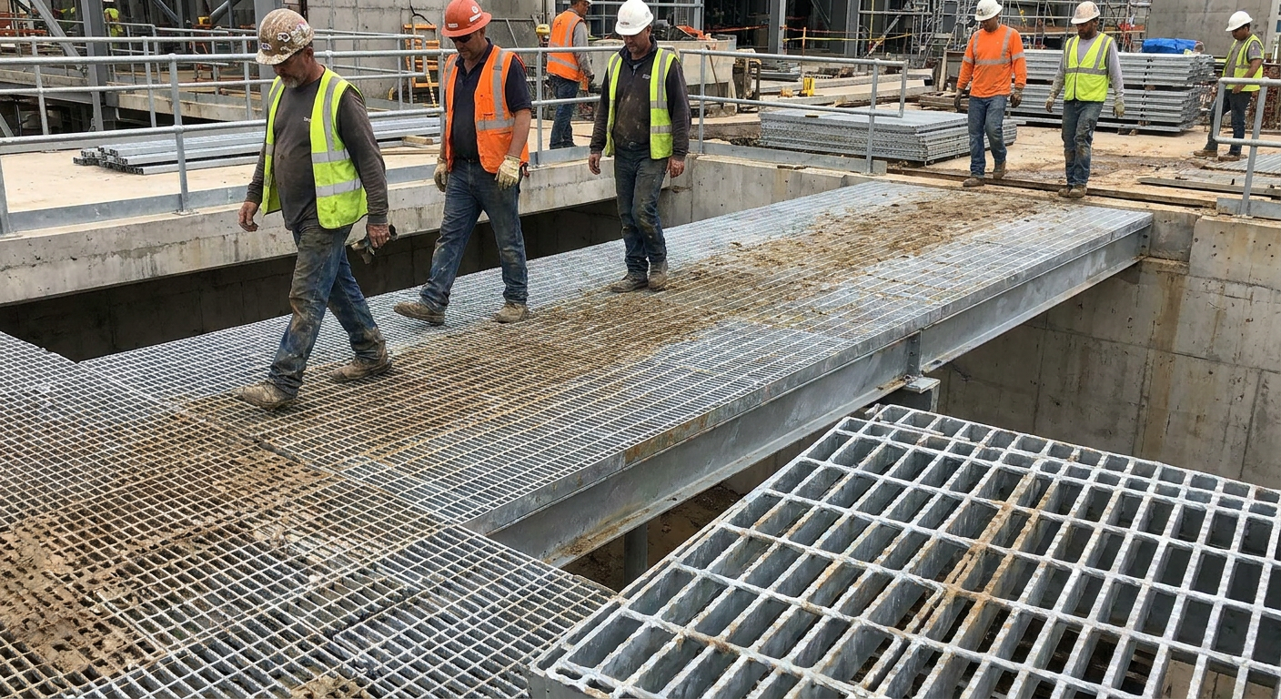 Grigliati metallici modulari: sicurezza e performance